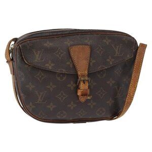 Authentic LOUIS VUITTON Monogram Jeune Fille MM Shoulder Bag M51226 LV